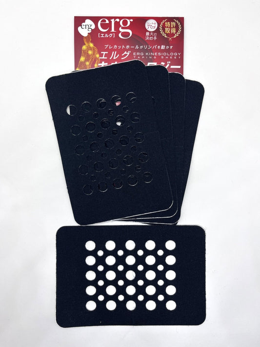 エルグ・キネシオロジーシート（5枚入り）ラージサイズ：10cm×15cm [EGKTS101L]