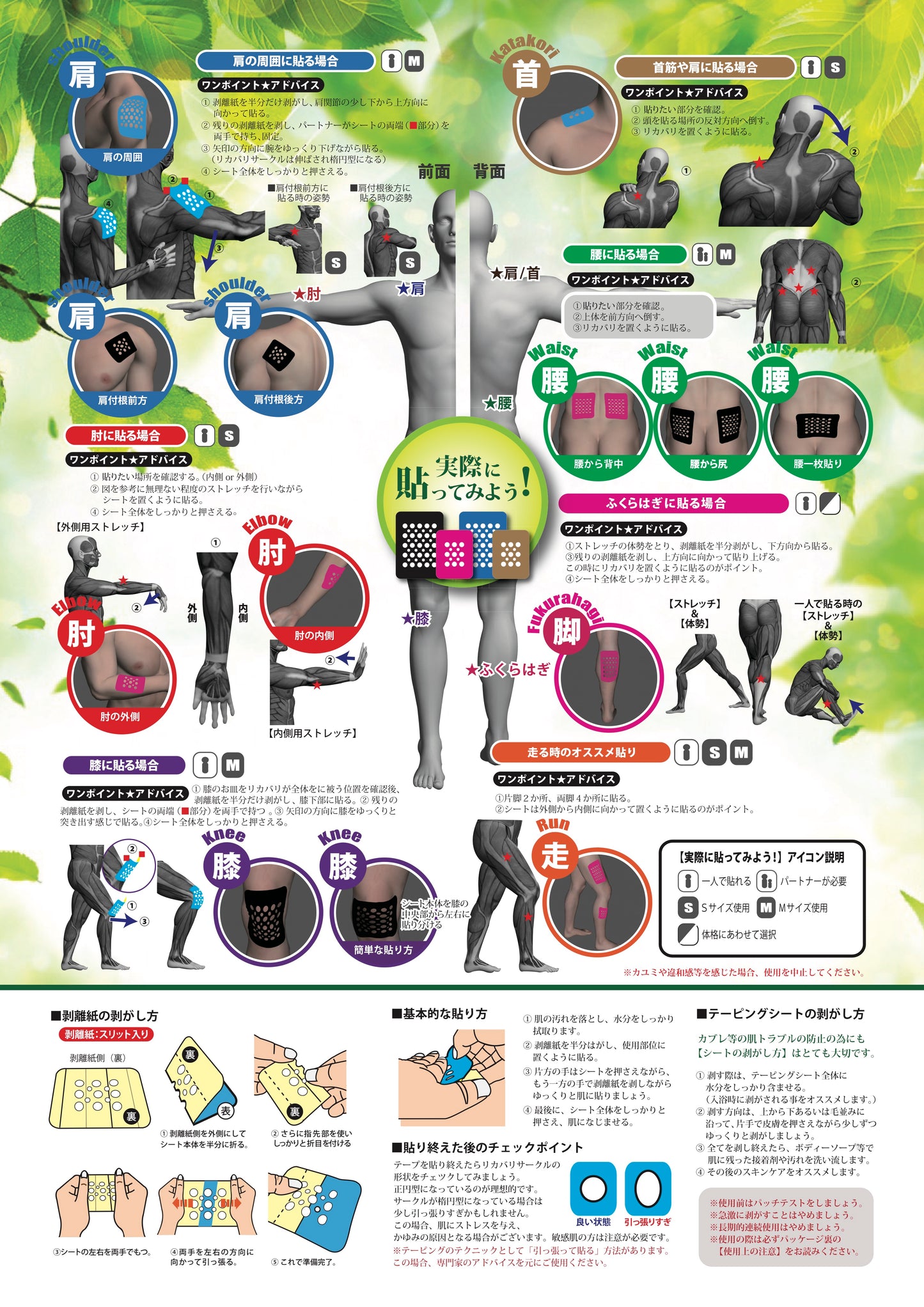 エルグ・キネシオロジーシート（10枚入り）レギュラーサイズ：7.5cm×10cm [EGKTS101R]